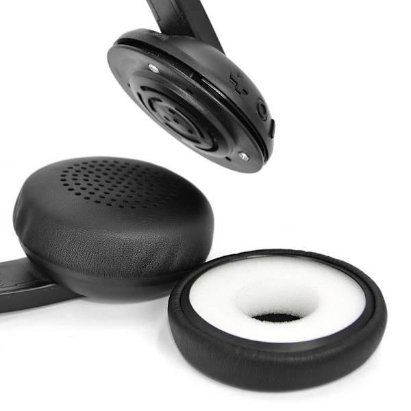 öronkuddar hörlurskuddar kuddar för Skullcandy Uproar Wireless svart