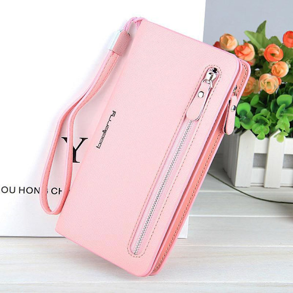 Brand Designer Wallet Women Long Wallets Women Multifunction Car Röd