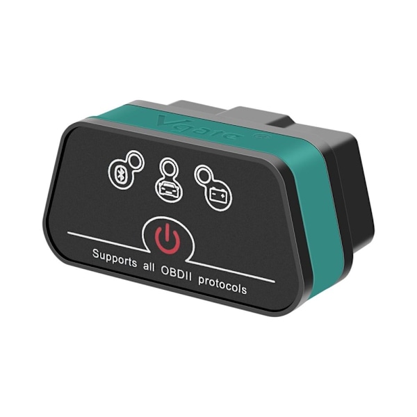 Vgate ICar2 Bluetooth -auton vikavirheilmaisin 8 värillisellä näytöllä - Skannaa ja musta vihreä