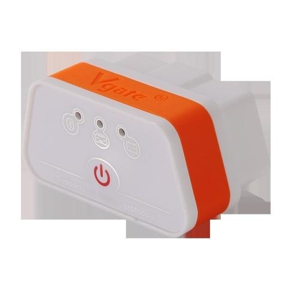 Vgate ICar2 Bluetooth -auton vikavirheilmaisin 8 värillisellä näytöllä - Skannaa ja valkoinen oranssi
