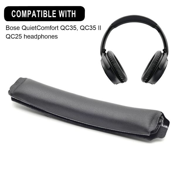 korvatyynyt kuulokepehmusteet Bose QC25 QC35:lle musta