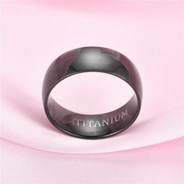 Titan svart kulring | Slitstark matt finish | Design för inre oc matt titanium nr 6