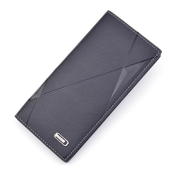 Baellerry PU læder mænd tegnebøger Business Design Pung Card mørk kaffe 18,5 cm * 9 cm * 1,8 cm