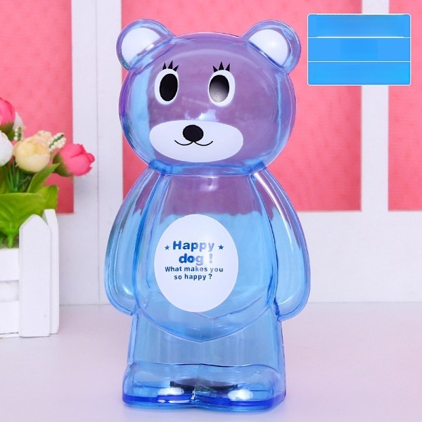 piggybank spargrisar piggy bank björnform 18CM blå