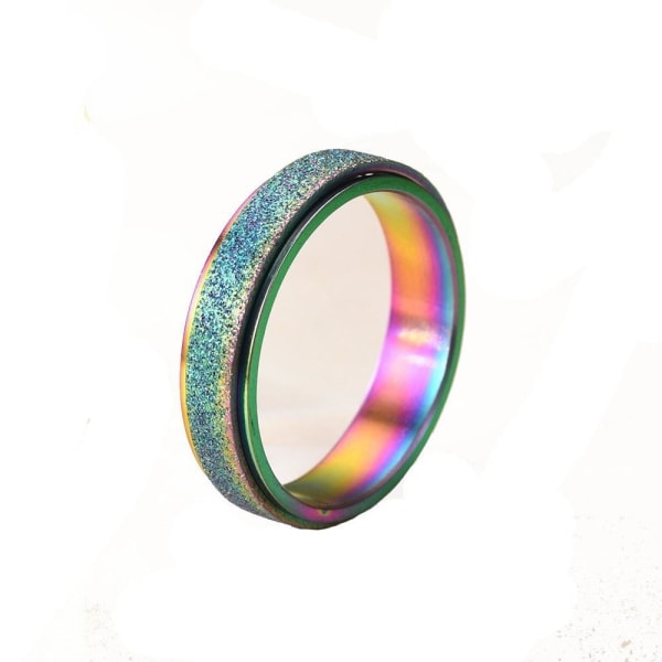 antistress spinner roterande fidget ring ringar Size10/19.8mm