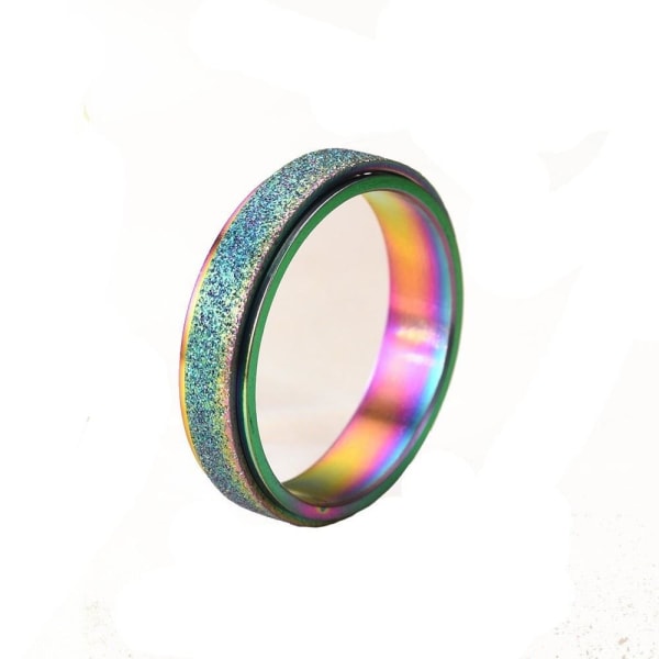 antistress spinner roterande fidget ring ringar Size8/18.2mm