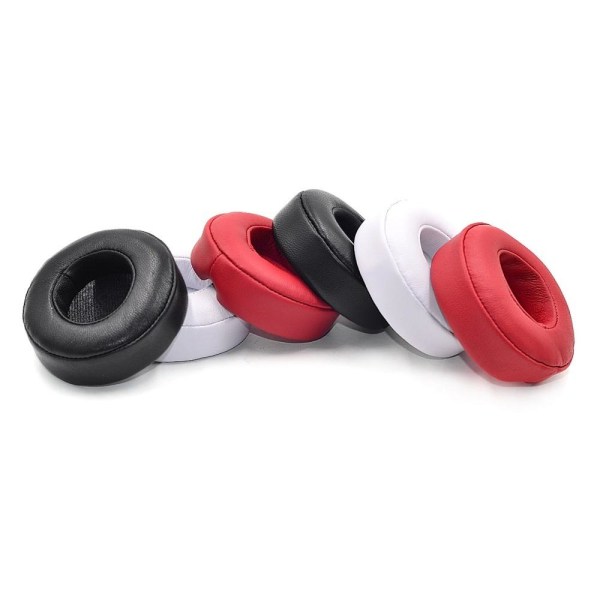 øreputer hodetelefonputer pads for beats MIXR svart lammeskinn