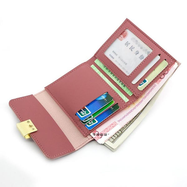 lompakko mobiili lompakko lompakko kortti lompakko naiset PU nahka r317 rosa