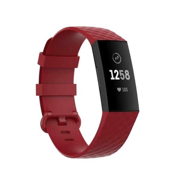 Fitbit Charge 3 armbånd, Small, Rød