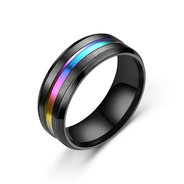 anti-ångest spinner fidget roterande ring ringar Size8/18.2mm