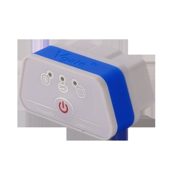 Vgate ICar2 Bluetooth bilfejldetektor med 8 farveskærm - Scan o hvid blå