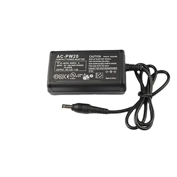 AC-PW20 Sony NP-FW50 Batteribyte Nettil adapter til kameraer sort sat i tre dele