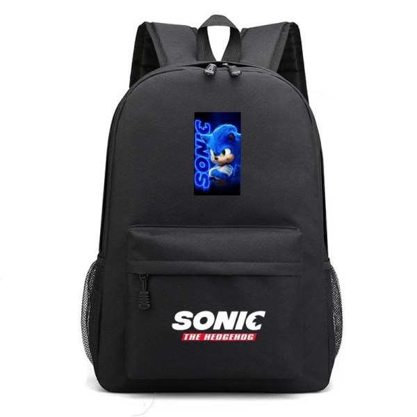 Sonic rygsæk børne rygsække rygsæk 1 stk sort 1