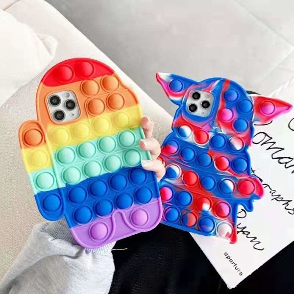 fidget toys pop it among us skal/fodral för iPhone XR