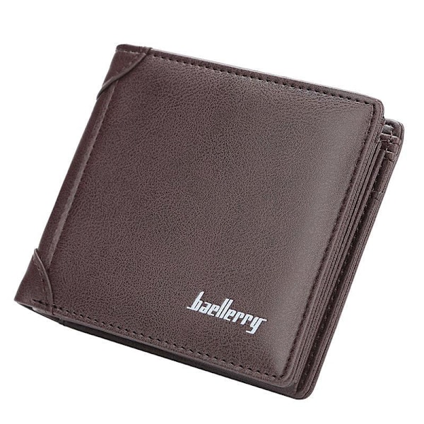 Baellerry PU läderplånbok för män Business Design Card Holder Pu Kaffe 12cm*9.5cm*2cm