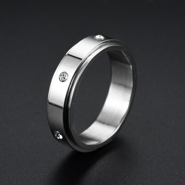 anti ångest spinner fidget roterande ring ringar Size8/18.2mm