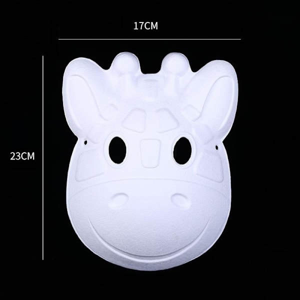 Mask diy paint ansiktsmaske dyremaske ansiktsmasker maskerade for hall hjort