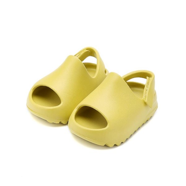 bløde hjemmesko slides sandaler sko hjemmesko børn hjemmesko olivengrøn 140 (indvendig længde 13-13,5 cm)