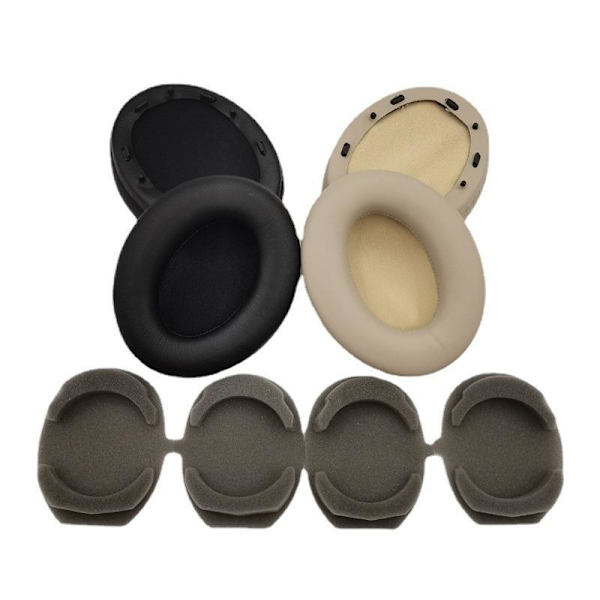 ørepuder / hovedbøjlepuder til Sony MDR-1000X WH-1000XM2 M3 M4 1000xm3 sort