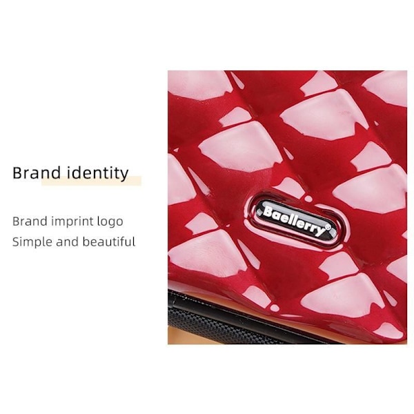 Baellerry PC Hard Shell Travel Makeup Bag - Mini Multifunktionel isblå