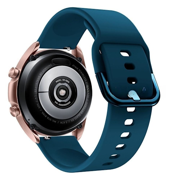 Armbånd i silikon til Samsung Galaxy Watch3 41mm / 45mm Watch3 (41mm) lyseblå