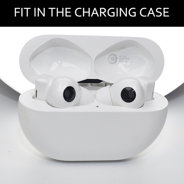 korvatyynyt pehmusteet silikoni (3 paria) HUAWEI freebuds pro:lle koko M/valkoinen