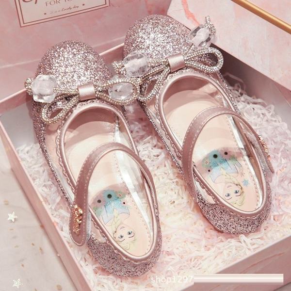 prinsesskor elsa skor barn festskor rosa 16.8cm / size26