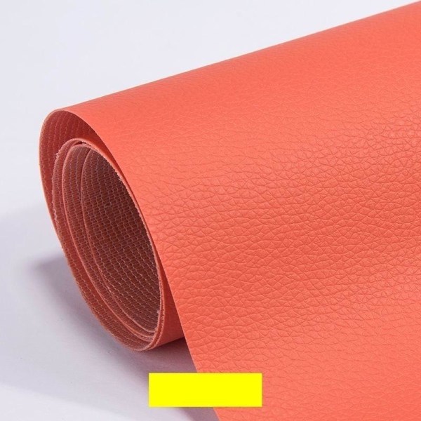 Fix Repair Reparation Patch Selvklæbende læder orange 20*30 cm 5 stk