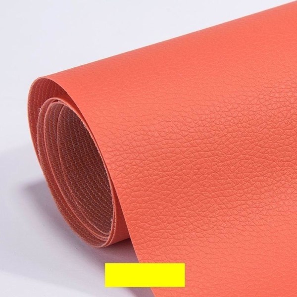 Fix Repair Reparerande Patch Självhäftande läder orange 50*70cm 1st