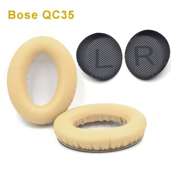 öronkuddar hörlurskuddar kuddar för BOSE QC25/15/2 AE2 Qc35 guld