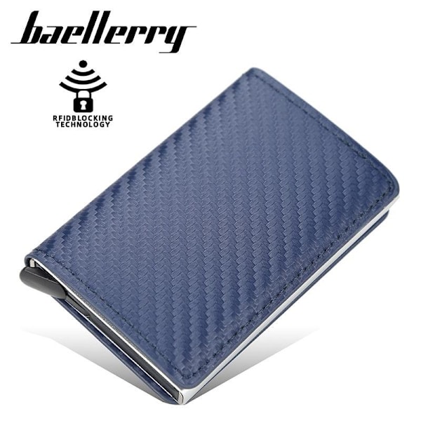 Baellerry Pung med Automatisk Popup-Funktion RFID-Blokering sort