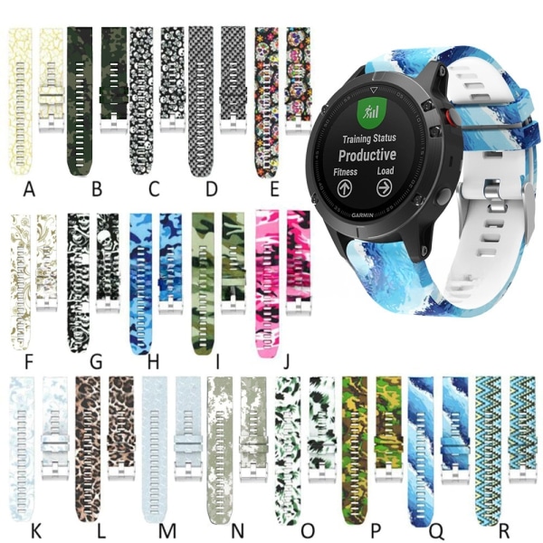 armbånd silikone Garmin Fenix ​​7/6/5plus fenix 7pro K