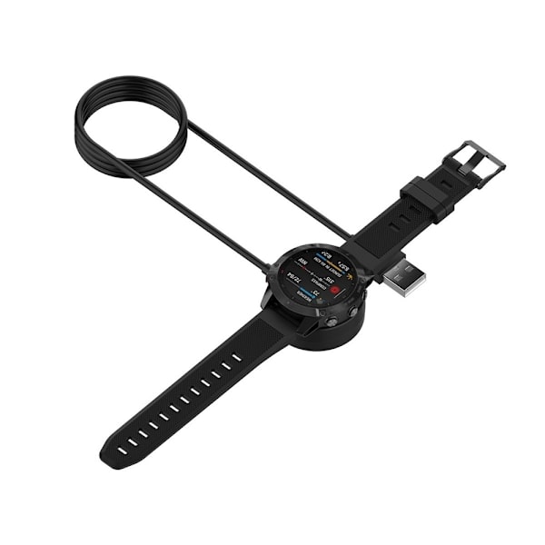 Universal laddkabel / ladddocka garmin klockor svart Typ-C ladddocka