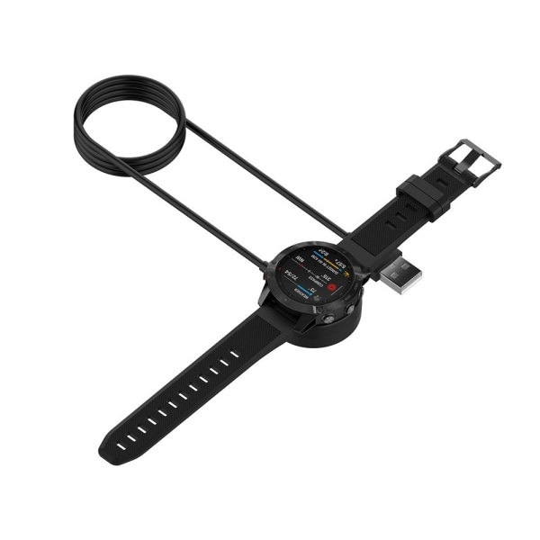 Yleinen latauskaapeli / lataustelakka Garmin-kelloille musta Type-C lataustelakka