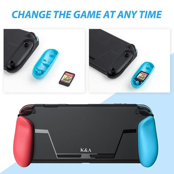 Skjermbeskytter og støtsikker grep beskyttelsesetui til NINTENDO SWITCH