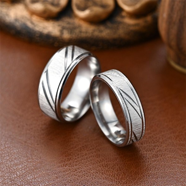 Häpnadsväckande diagonal horisontell sand parring: elegant blomm 6mm stål fsnedstreck nr 7