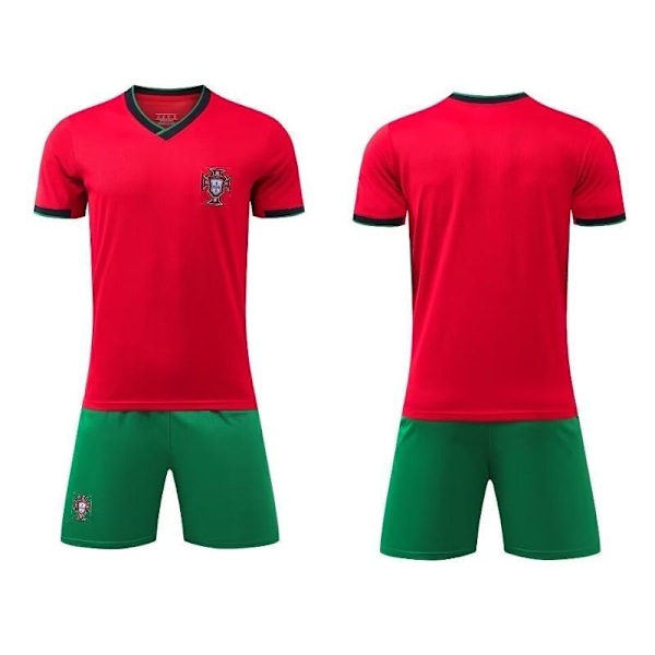 Portugal Hjem Fotballtrøye & Shorts Sett - Pustende Komfort for 2XL/185CM