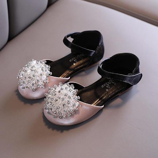 elsa prinsess skor barn flicka med paljetter rosa 16cm / size24