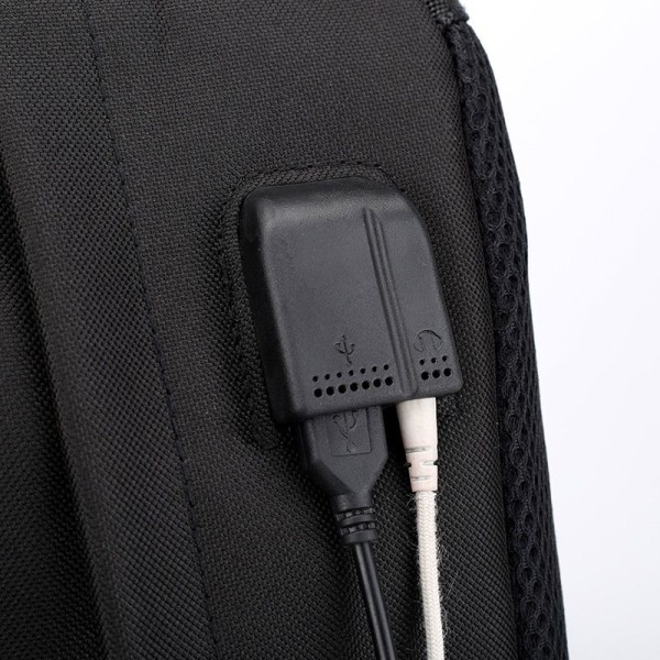 among us ryggsäck barn ryggsäckar ryggväska med USB uttag 1st svart stor