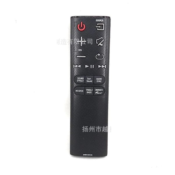 kaukosäätimen korvaava kaukosäädin Samsung SoundBar AH59-02632A:lle kuten kuvassa