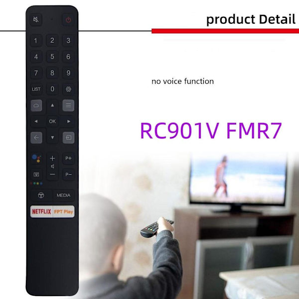 fjernkontroll erstatning fjernkontroll for TCL RC901V FMR1 FMR5 FMR7 FM rc901v far1