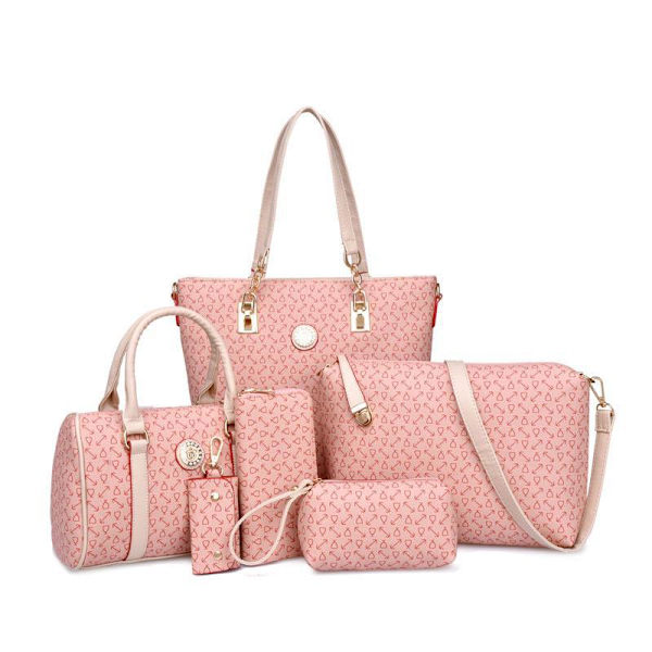 Lyxiga kvinnor axelväska PU läder Tote handväska Crossbody väsko Kaffe