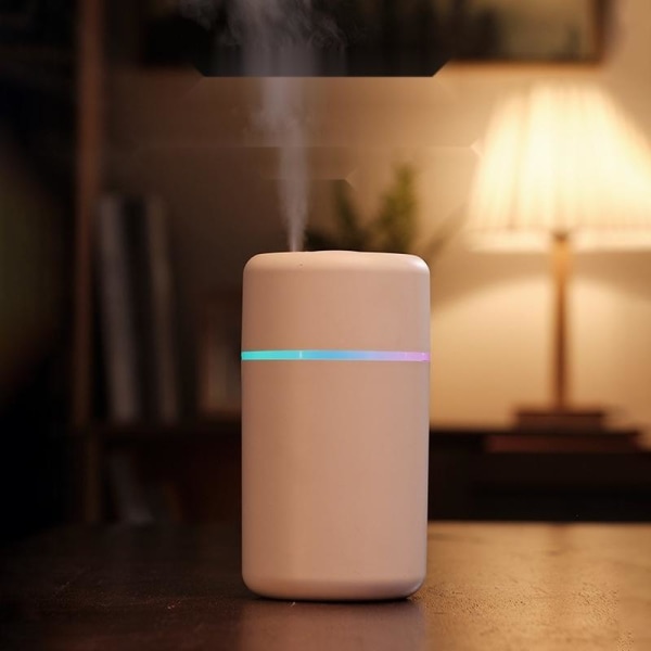 Luftfukter aroma diffuser luftfukter med LED lys fargerik lys konveks rosa