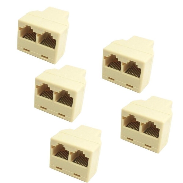 Treveiskoppling 8P/8C RJ45 Splitter