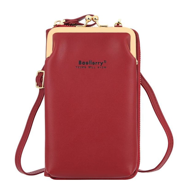 Baellerry mjukt läder axelväskor Dam Mode Crossbody Väskor Dam C Blå 19cm*11cm*5cm