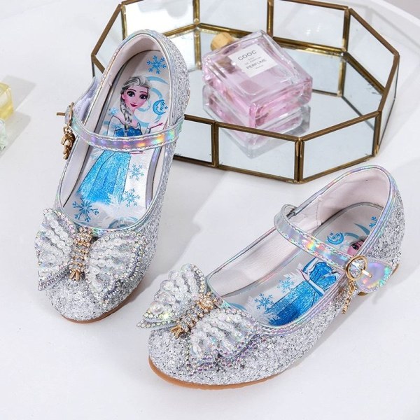 prinsesskor elsa skor barn festskor rosa 16cm / size24