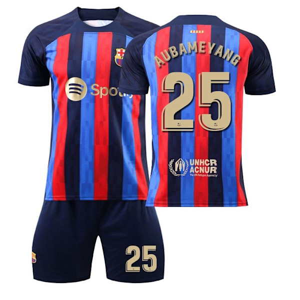 jalkapallo jersey jalkapallo vaatteet jersey fc barcelona messi pedri auba #25 #L