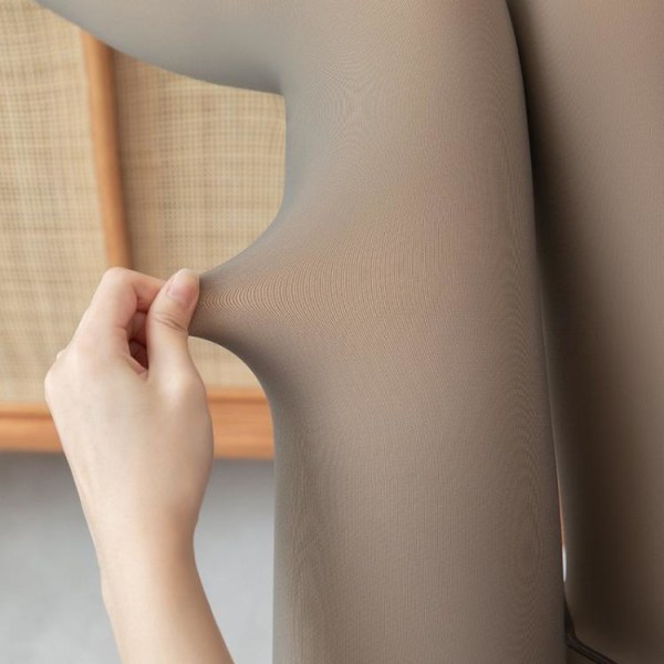 Strømpebukser leggings sexet varmforet sort tyk strømpebukser stil 8 one size (40-70 kg)
