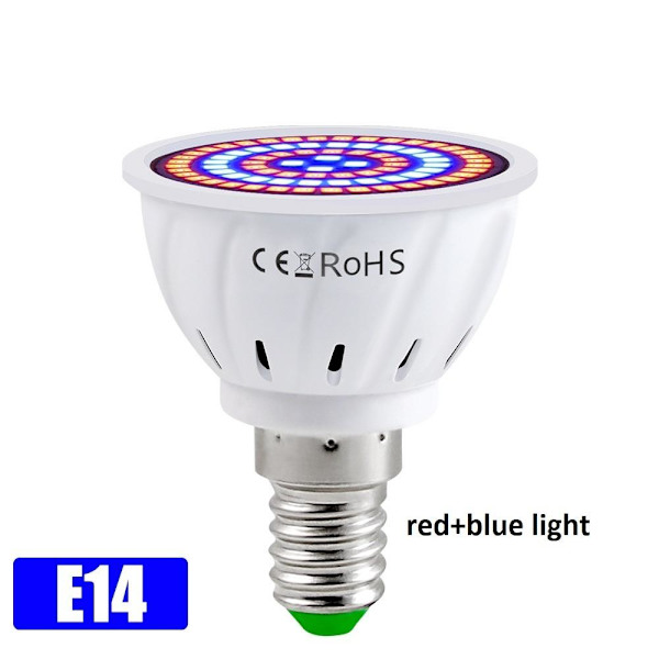 växtbelysning lampa växtlampa växtbelysningen led lights E14-80 LEDs