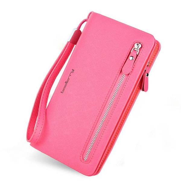 Brand Designer Wallet Women Long Wallets Women Multifunction Car Röd